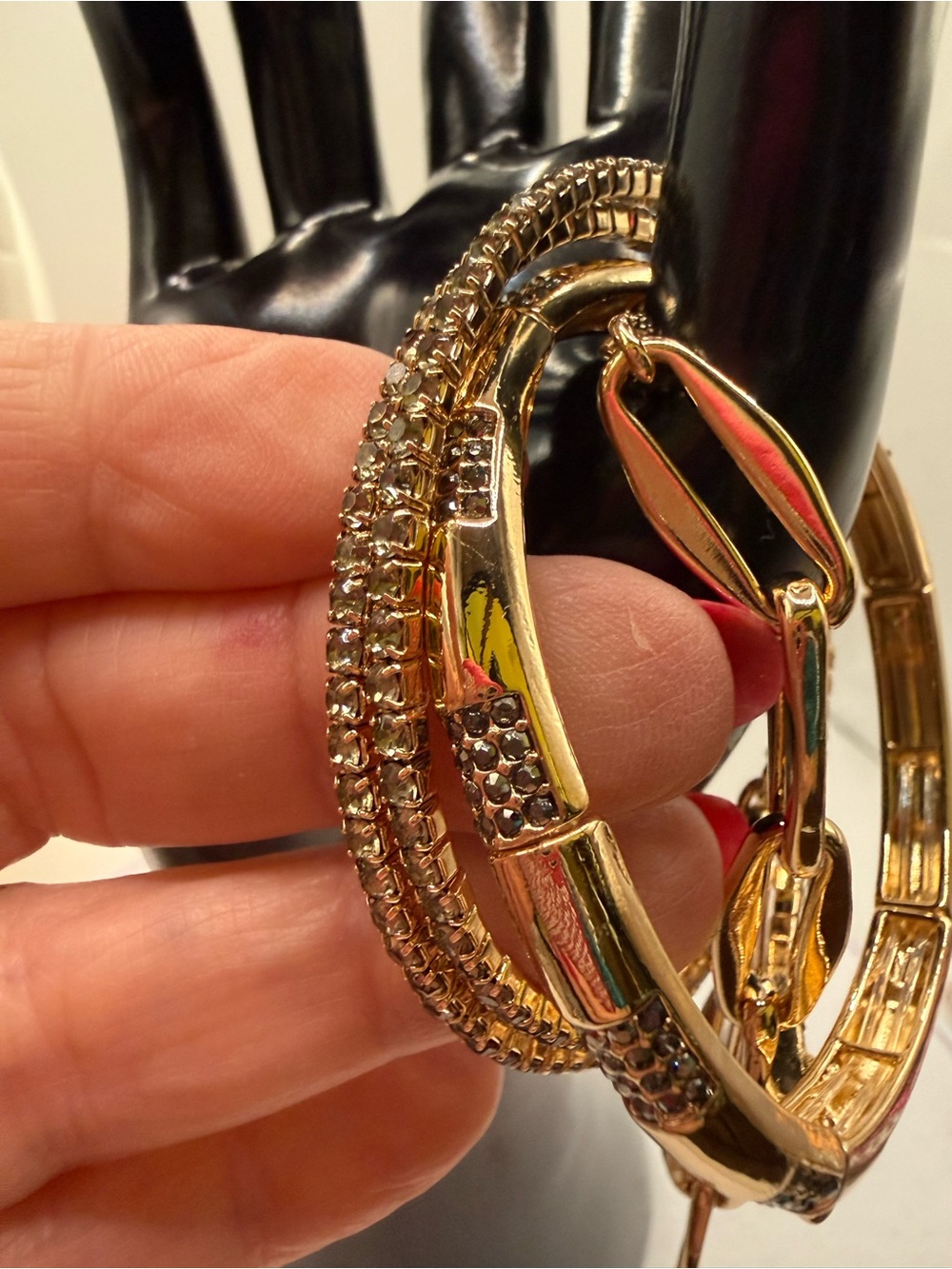 Bomb Party stackable bracelet set of 3